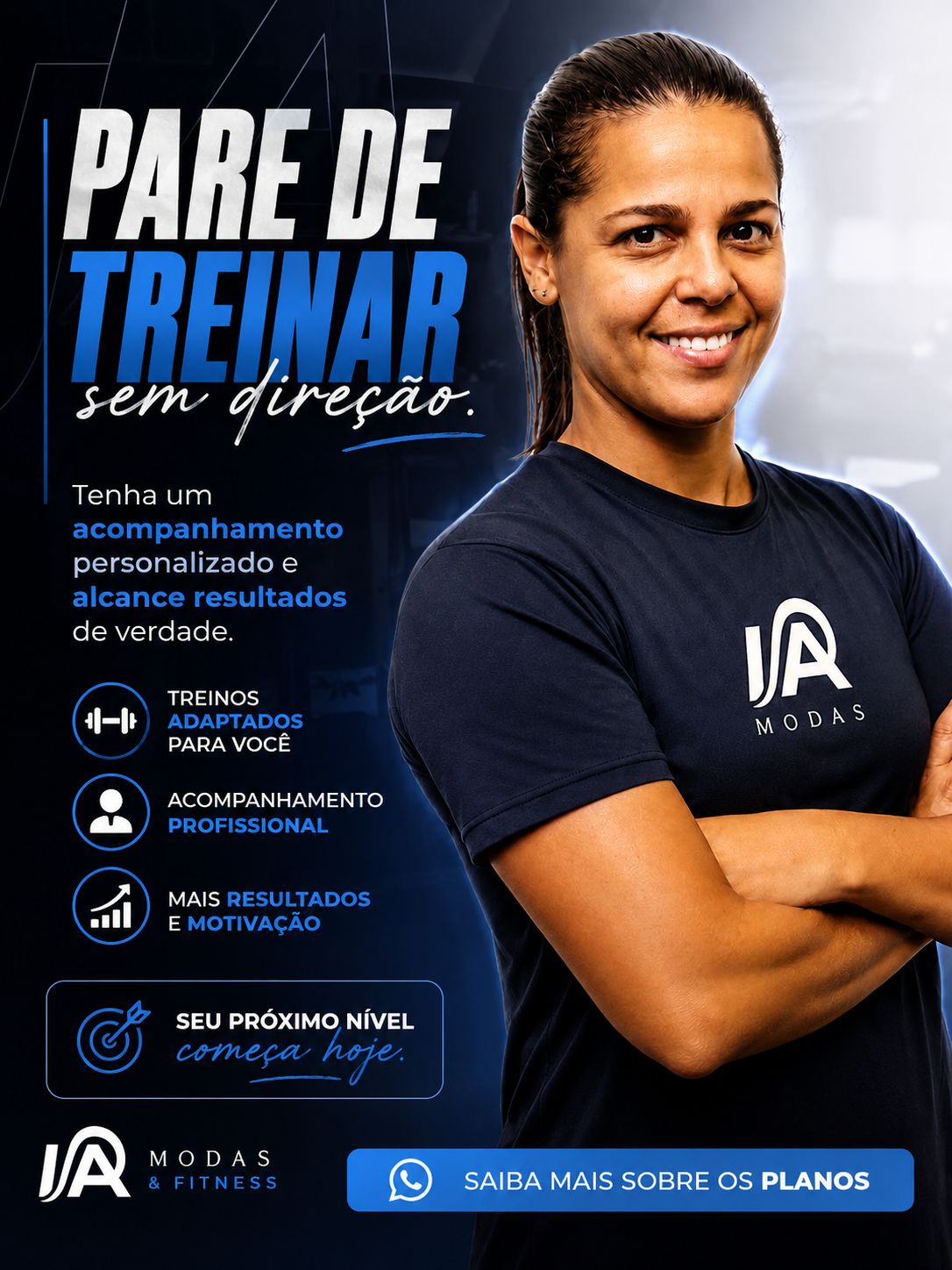 Personal Trainer IA Modas — Pare de treinar sem direção